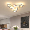 Square/Ring LED Ceiling Lamp Dimmable Light Chandelier Fixture Living Bedroom