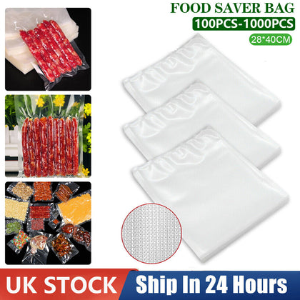 100-1000PCS Food Vacuum Sealer Bags Vaccum Food Storage Saver Seal Bag Embossed