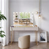 LED Hollywood Makeup Mirror Large Vanity Light Mirror with 15 Dimmable LED Bulbs