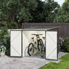 Outdoor Bicycle Shed Bike Tool Storage House Garage Steel Garden 4 Parking Space