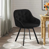 2X Luxury Bar Stools Padded Velvet Breakfast Kitchen Pub Restaurant Living Room