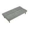 Folding 3 Seater Sofa Bed Click-Clack Recliner Fabric Couch Sleeper Living Room