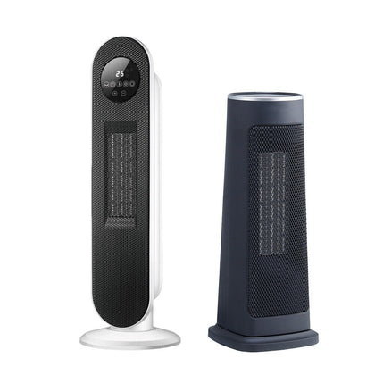 2000W Ceramic PTC Electric Tower Fan Heater Oscillation LED Display Timer Remote