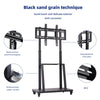 Heavy Duty Mobile TV Floor Stand Cart with Shelf Mount for 32"-80" LED LCD