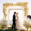 Set of 2 Wooden Wedding Arch Stand Backdrop Flower Balloon Frame Party