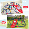 Kids Geometric Dome Climber Climbing Dome & Play Set Outdoor Playground Red