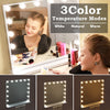 16 Bulbs Hollywood Vanity Makeup Table Mirror Large Dimmable 3 Colour LED Lights