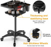 Hair Salon Trolley Stand Adjustable Hair Coloring Beauty Salon Tool Cart