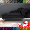 Chaise Lounge Chesterfield Sofa Black Accent Chair Lucian Tufted Longue