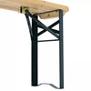 Folding Wooden Beer Table and Bench Set Garden Outdoor Bistro Bench Desk Chairs