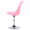 Breakfast Bar Stools Faux Leather Swivel Gas Lift Kitchen Pub Chairs Chrome Base