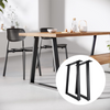 2x Industrial Steel Table Legs Stand Feet Trapezium X Square Shape Frame 2024