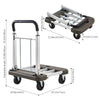 Portable Folding Push Trolley Pull Cart Collapsible Extensible Pallet Sack Truck