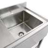 Commercial Sink Stainless Steel Catering Kitchen Single Bowl 1.0 Unit LH Drainer