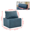 Free Combination Leather Sofa Cube with Detachable Backrest Sectional Floor Sofa