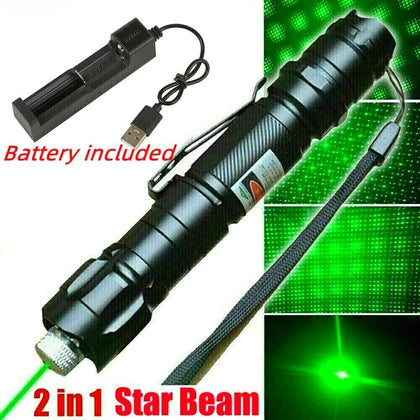 532nm Green Pointer Rechargeable Visible Beam 1000Meters Pen