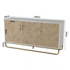 Sideboard Display Cabinet TV Stand Shelf Living Room Wooden Storage Cupboard