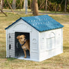 Weatherproof Indoor Outdoor Plastic Pet Puppy Dog House Dog Kennel Shelter Home