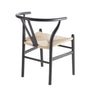 Dusk Jade Black Beech & Natural Set of 2 Dining Chairs RRP £191