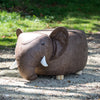 Elephant Animal Shaped Footstool Padded Foot Rest Soft Pouffe Ottoman Cushion