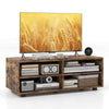 TV Stand for TVs up to 40 Inches Wooden Media Console Table Entertainment Center