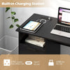 Home Office Desk Computer Workstation Laptop Desk w/ Power Outlet