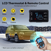 5KW Air Diesel Heater Night Remote LCD Monitor For Car Truck Motor Boat Home UK