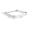 Washing Machine Stand Dryer Laundry Pedestal Raiser Feet Pads Floor Metal White