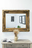 Large Mirror Vintage Style Abbey Gold Wall Rectangle Wood 4Ft X 3Ft 122x92cm