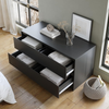 Chest of Drawers 120cm Wide 4 Drawer Storage Cabinet Bedroom Living Room Unit