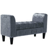 Large Chesterfield Storage Ottoman Bench Box Widnow Seat Stool Bedroom Footstool