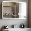 Bathroom LED Mirror Light with Shaver Socket Bluetooth Demister Magnifying Touch