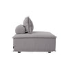 Luxury Padded Square Footstool Pouffe Style Stool Chair Wood Frame with Cushion