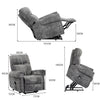 Electric Riser Recliner Chair Armchair Single Sofa Reclining Chair for the elder
