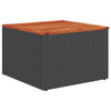 Garden Table with Glass Top Outdoor Dining Table Patio Coffee Table