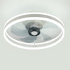 LED Ceiling Fan Light Dimmable Living Room Chandelier Lamp With Remote Control