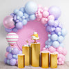 3/5PCS Metal Plinth Cylinder Dessert Cake Pedestal Wedding Flower Display Stand
