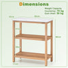 Outdoor Garden Potting Bench Table Acacia Wood Planting Workstation