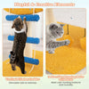 Small Cat Tower 3 Star-shaped Hanging Toys w/ Scratching Post