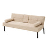 Panana Fabric Sofa Bed Sofabed with Drink Holders Recliner Free Bolster Cushions