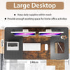 Electric Standing Desk Sit to Stand Table Height Adjustable Computer Workstation