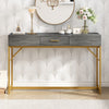 Modern Console Table Side Table Hallway Table Sofa Table with 1 Drawer 120cm