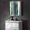 Wall Mounted LED Bathroom Mirror Cabinet w/ Storage/Shaver Socket/Demister