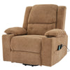 ELECTRIC RECLINER CHAIR CINEMA SOFA ARMCHAIR WITH MASSAGE & HEAT FUNCTION BROWN