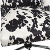 ADJUSTABLE OFFICE SWIVEL ERGONOMIC CHAIR COMPUTER DESK CHAIR COW PRINT PATTERN