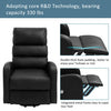 Electric Power Lift Recliner Vibration Massage Upholstered Reclining Chair Black