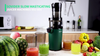 Electric Juicer Machine Juice Fruit Squeezer Slow Masticating Brush Pulp Cup UK