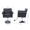 Classic Adjustable Hydraulic Barber Chair Hairdressing Salon 360° Swivel Chair