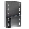 Bathroom 60 LED LightUp Mirror Cabinet with Storage/Demister/Sensor/Switch/Clock