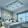 Modern XL Living Room Lamp LED Celling Light Crystal Pendant Chandelier Square